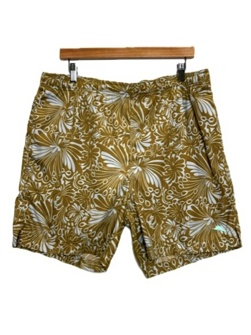 Tommy Bahama Relax Floral Swirl Print Swim Shorts Mens Size 38 Elastic Waist